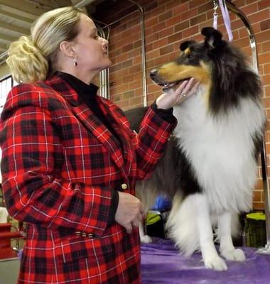 Showing my Collie, "Pancho"