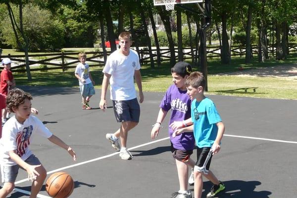 Boys love basketball!