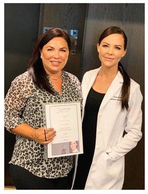 Nurse Adrianne has traveled around the world, training with master injector Julie Horn, learning her unique techniques for perfect pouts.