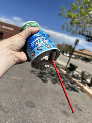 Reese's peanut butter blizzard