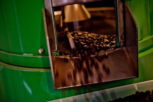 Coffee is roasted fresh, on-site!