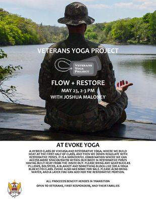 Evoke Yoga x Heroes in Transition Fundraiser