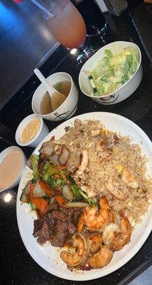 C4. Steak & Shrimp Hibachi