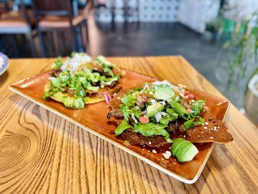 Tostadas w/ Carne Asada