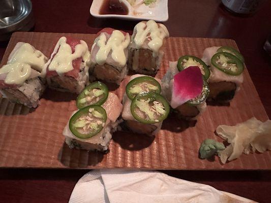 Wasabi Rainbow Roll, Catalina Roll