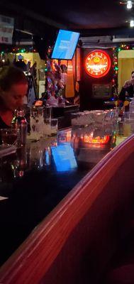 SUPER CLEAN BAR! Glasses are washed thoroughly unlike some bars that just dip them in hot water.