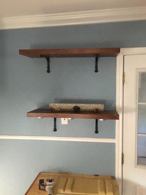 Hanging shelves