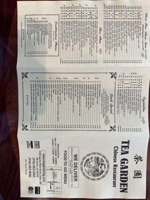 UPDATED TOGO MENU/ HOURS MAY 2024