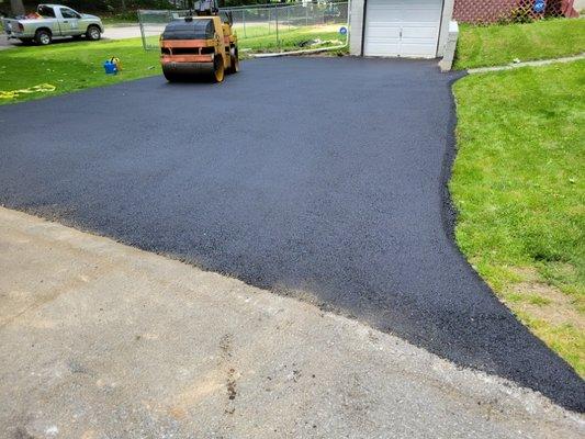 Water problem resolved on this driveway