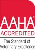 AAHA accredited.  Meet highest standards in veterinary medicine.