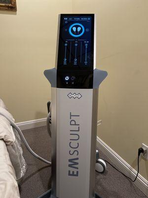 They do Emsculpt here now!