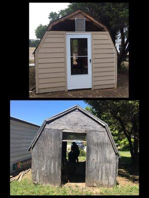 They had everything that I needed to restore a shed that my father in law and I built 32 years ago. Making progress.