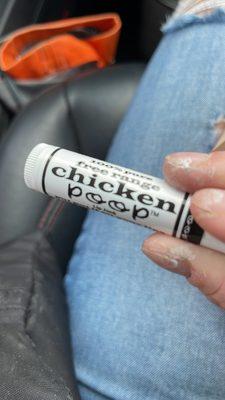 Chicken poop for lips