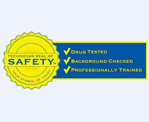 One of a select few companies in Minnesota that can say we are putting the safest techs in your home! Techician Seal of Safety®