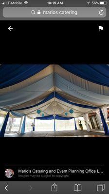 Tent wedding