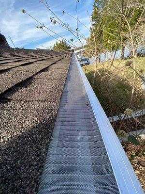 New stainless steel mesh gutter guards! Call to schedule a free estimate!