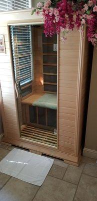 Perfect set up for shower and sauna