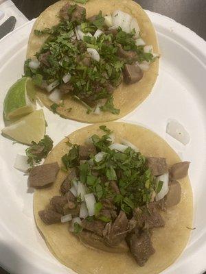 Lengua Tacos, so tender