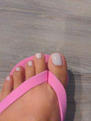 My pedicure.