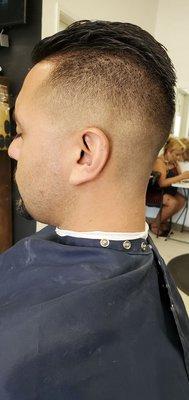 Mid fade haircut