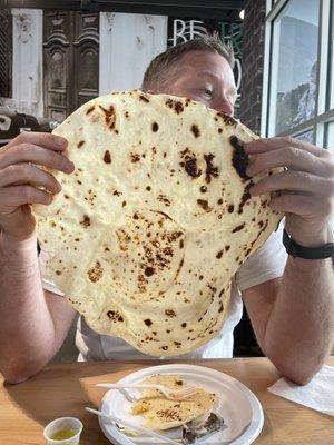 Size of tortillas