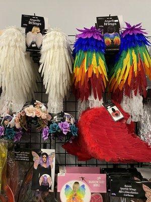 Wings great for Halloween or festival wear!