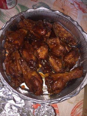 Honey BBQ wings