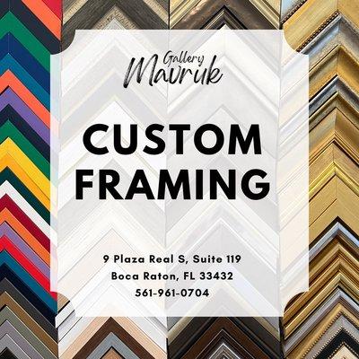 Custom Framing