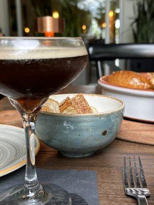 Espresso Martini & Bread