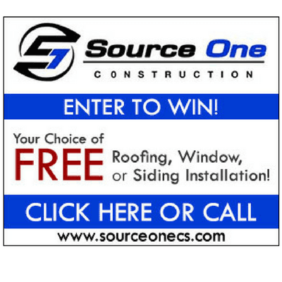 Enter our sweepstakes and you could win your choice of a new roof, new siding or new windows.