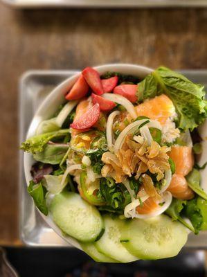 Garlic Salmon Bowl