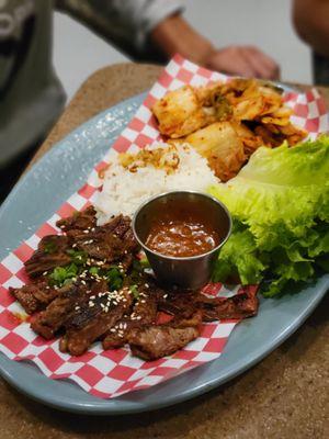 Kalbi Beef Lettuce Wrap