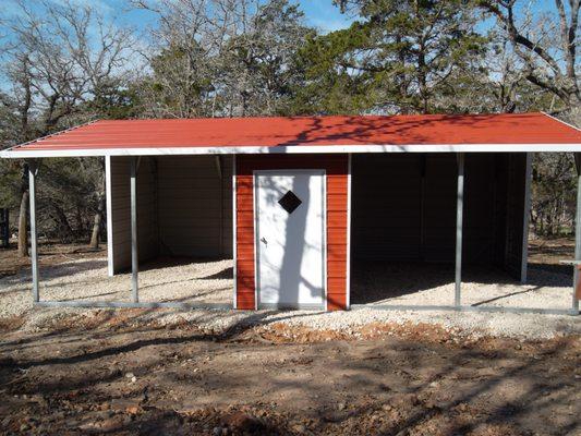 Loafing Shed and storage within 
 Horizontal A Frame