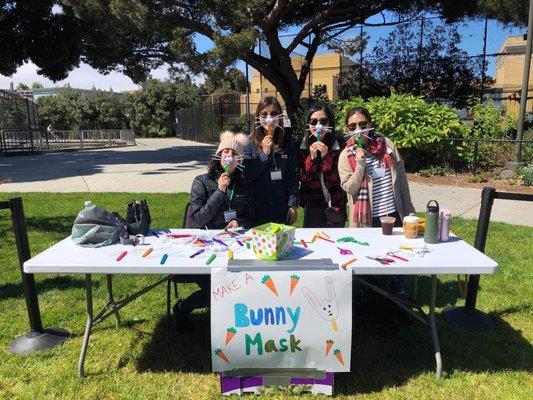 Community Groups get together to throw an Easter carnival for the neighborhood every year!