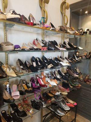 Lots of desinger shoes!