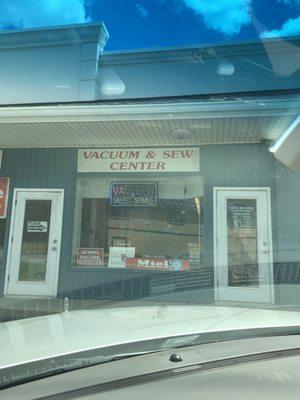 View of the front of store from a shitty Uber driver.