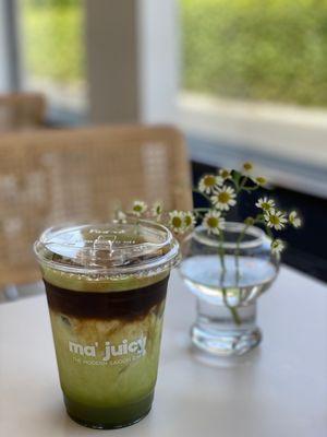 Matcha coffee