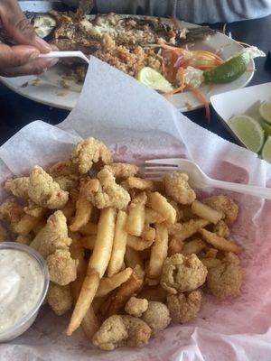 Fried crawfish is bomb