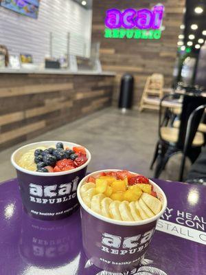 The Tahiti Acai Bowl & The Cali Bowl!