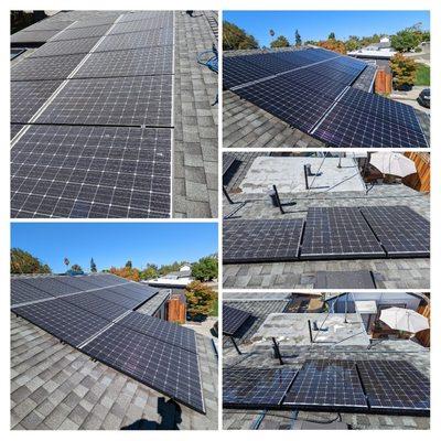 Solar panel cleaning