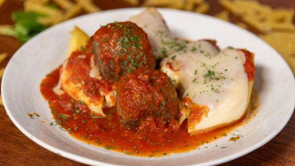 Stuffed Shells & Meatballs