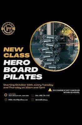 Join Us for Our Exclusive New Class - Hero Board Pilates with Limited Spots Available!