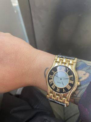 The flea market watch!