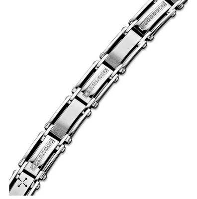 Men's bracelet with diamonds