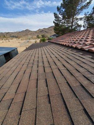 Malarkey Burlwood shingle roof leak repair los angeles