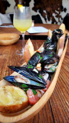 The Love Boat Mussels are both amazingly presented and delicious. And during happy hour they are undoubtedly Brooklyn's best food value!