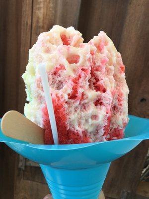 Strawberry shave ice