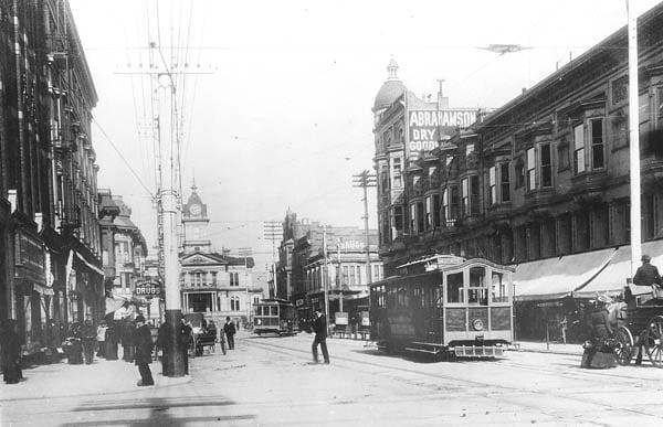 Downtown Oakland c.1885