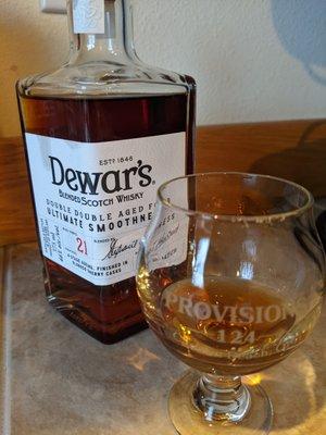 Dewar's 21 year for $44.41.