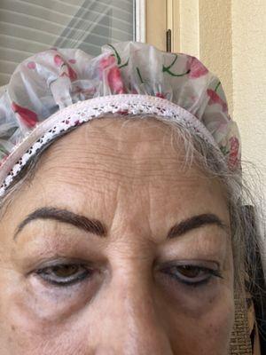 After microblading.